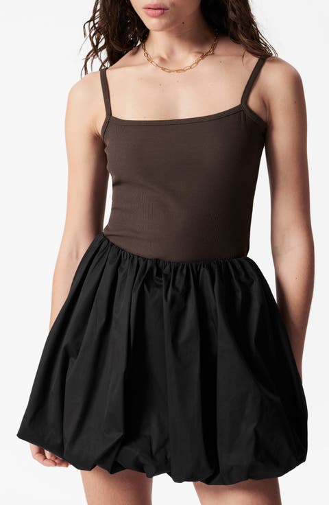 Square Neck Stretch Cotton Camisole