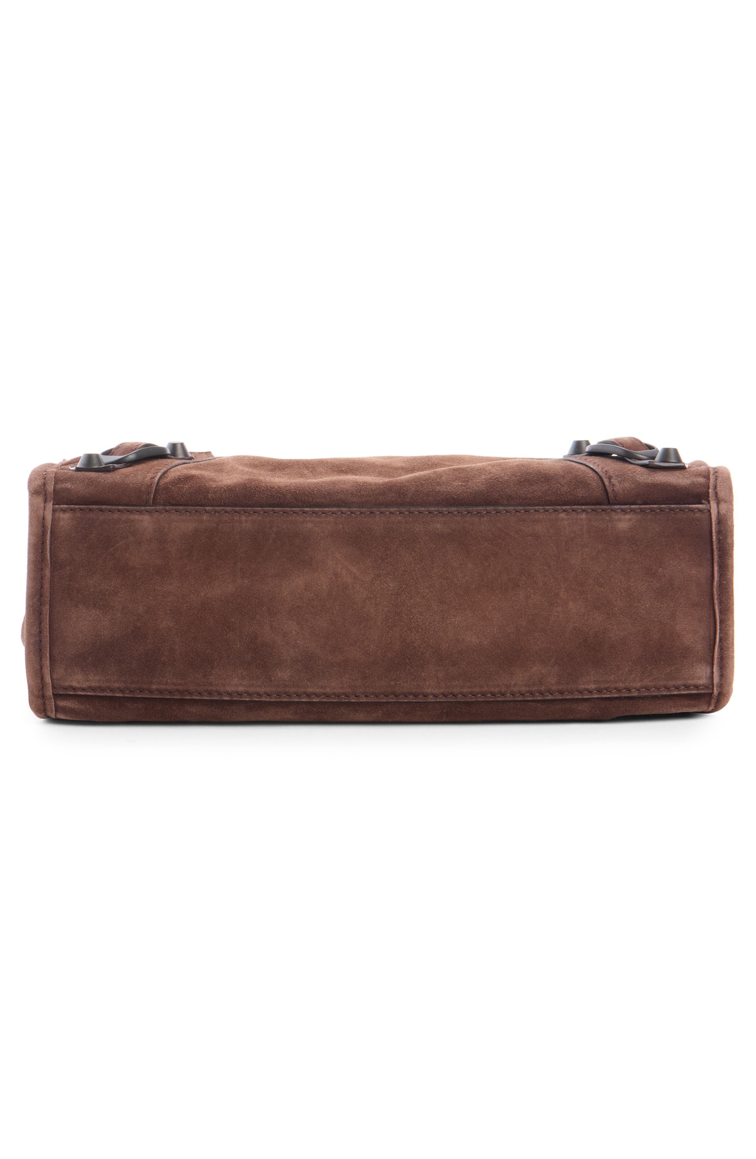 Le City Mini Suede Tote Bag, Alternate, color, 2308 HAVANA