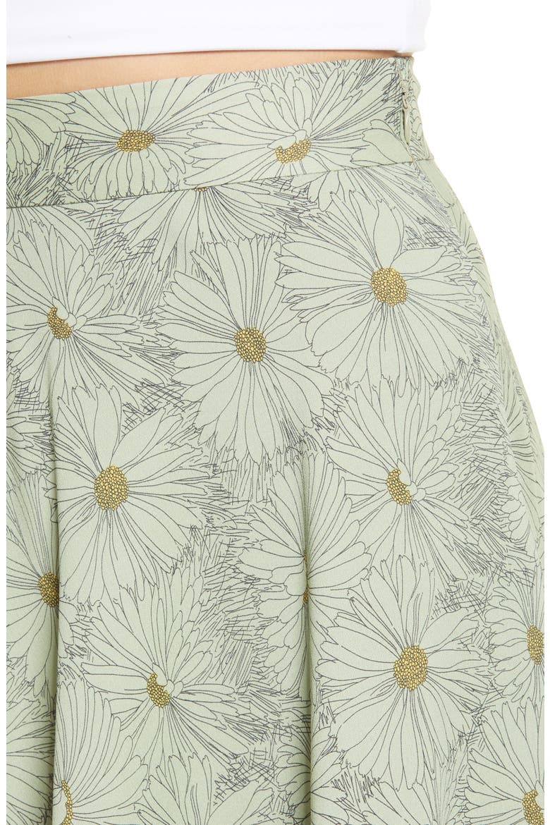 Ayre Miniskirt, Alternate, color, OLIVE DAISIES