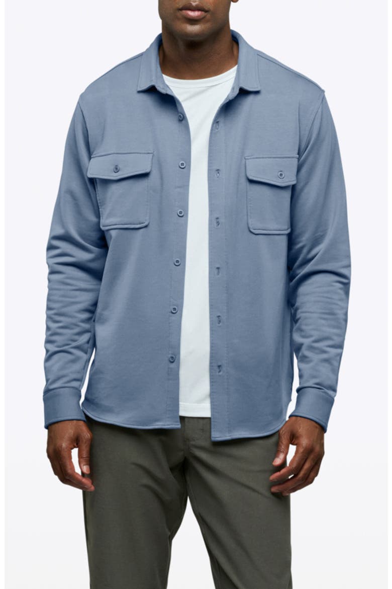 Hyperloop Overshirt, Main, color, CADET BLUE