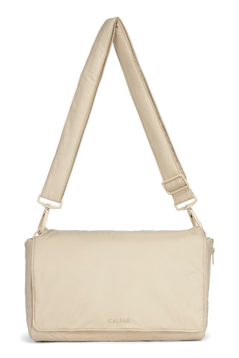 Convertible Stroller Caddy Crossbody Bag, Main, color, OATMEAL
