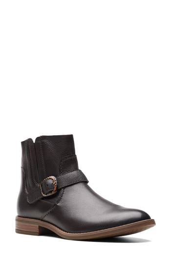Clarks ® Camzin Waterproof Leather Boot In Black