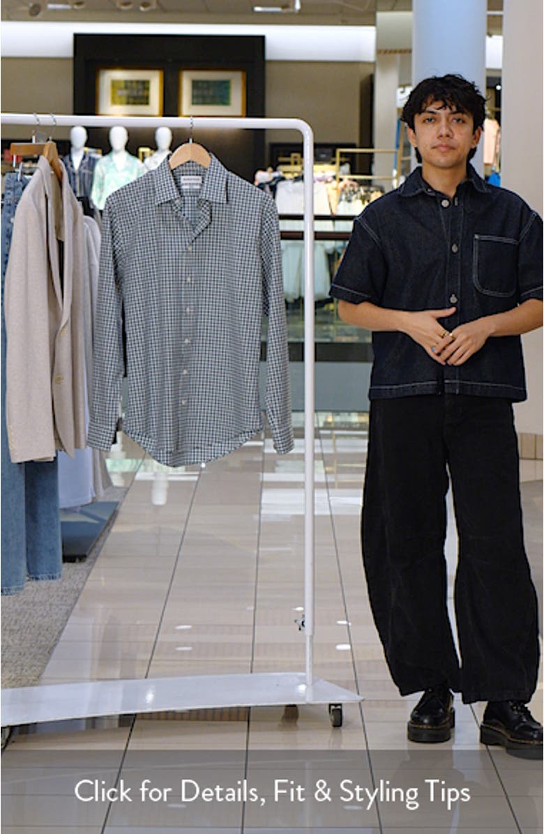 Ashborne Signature Trim Fit Check Dress Shirt, sales video thumbnail