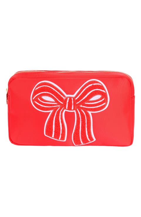 Medium Bow Cosmetics Bag
