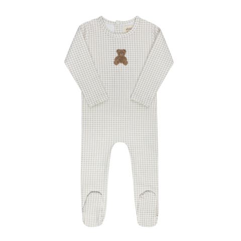 Gingham Teddy Collection - Footie