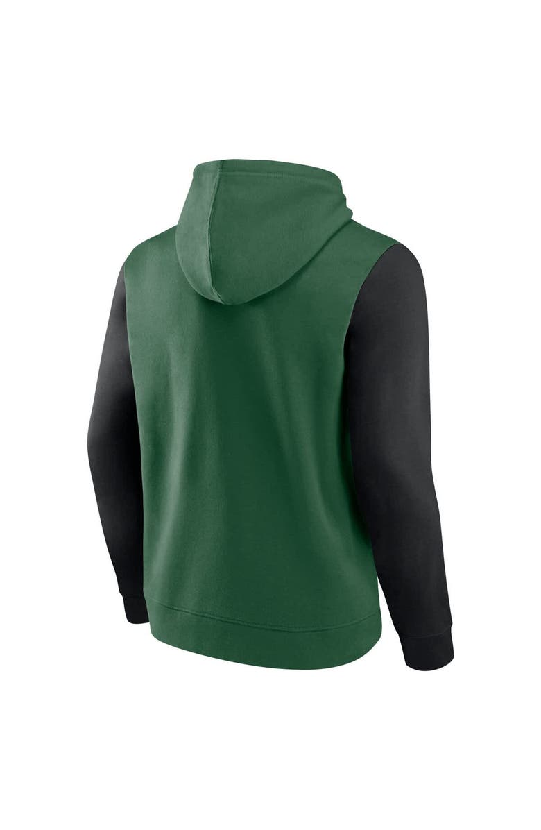 FANATICS Men's Fanatics Green/Black New York Jets Outline Pullover Hoodie, Alternate, color, Green