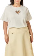 Endless Rose Heart Cutout T-Shirt