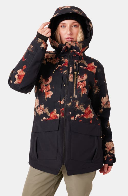 Roxy Incline Insulated Parka In Black