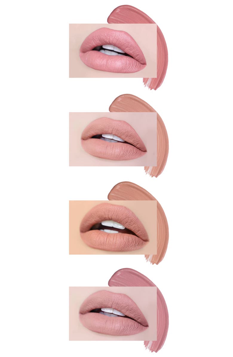 Jouer Best of Nudes Mini Long-Wear Lip Crème Liquid Lipstick Collection, Alternate, color, 