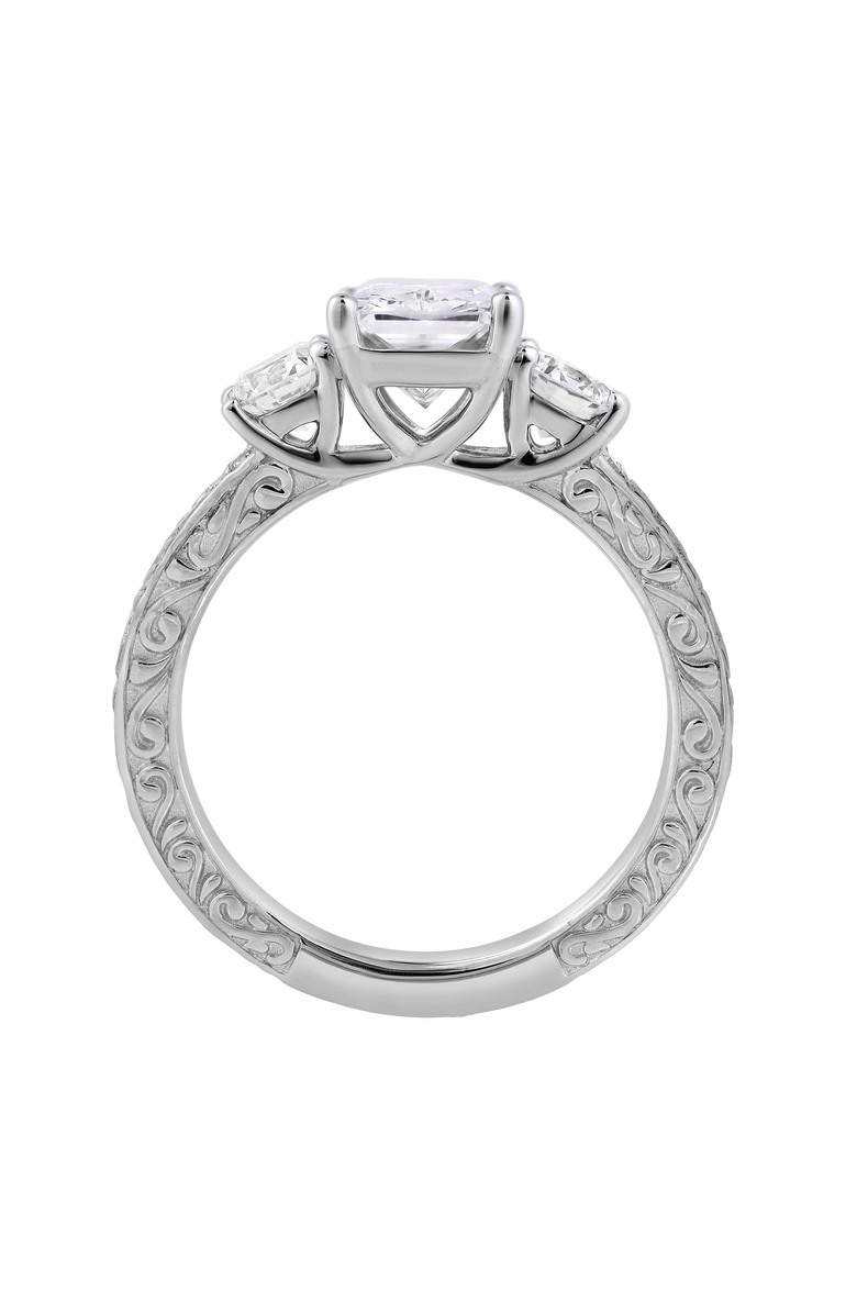 LuvMyJewelry Marilyn 14K Gold 2.65 Ct Radiant Lab Grown Diamond Engagement Ring, Alternate, color, 14K White Gold