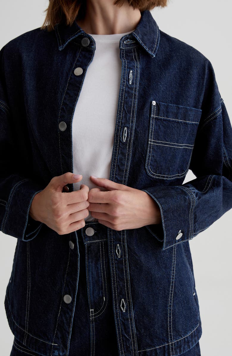AG Lucien Denim Jacket, Alternate, color,
