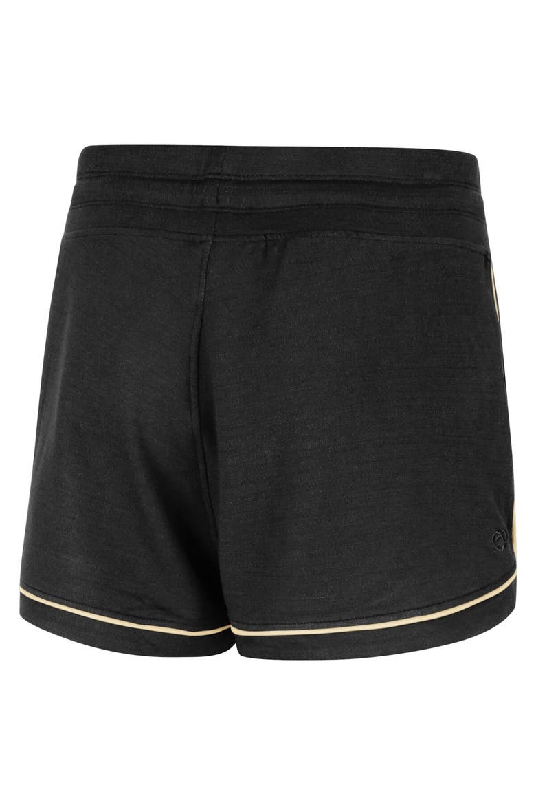 Women's Colosseum Black Army Black Knights Lil Sebastian Tri-Blend Shorts, Alternate, color, Black