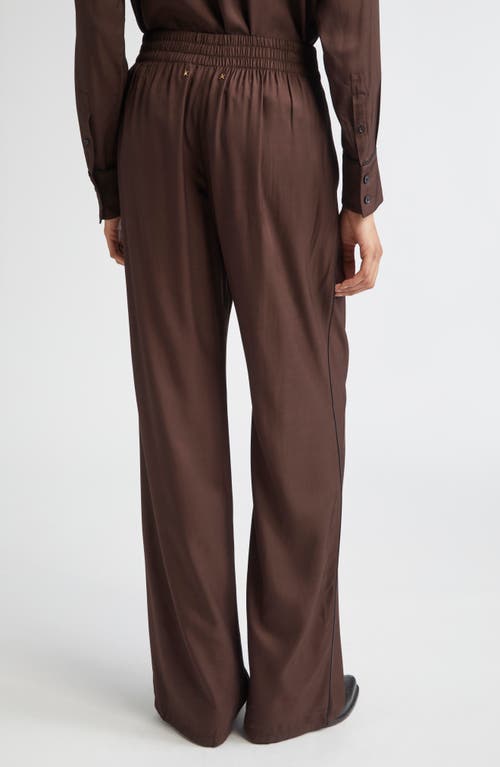 Golden Goose Journey Fluid Track Pants In Brown