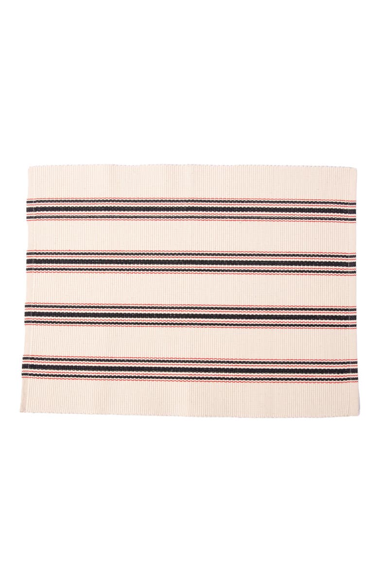 Siafu Home Mistari Striped Placemats Set of 4, Main, color, Multi