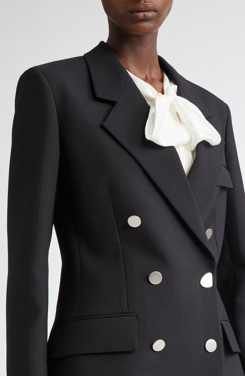 FERRAGAMO Double Breasted Wool Blazer, Alternate, color,