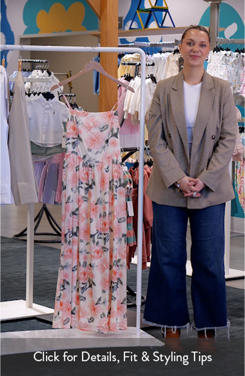 Amelie Floral Maxi Dress, sales video thumbnail