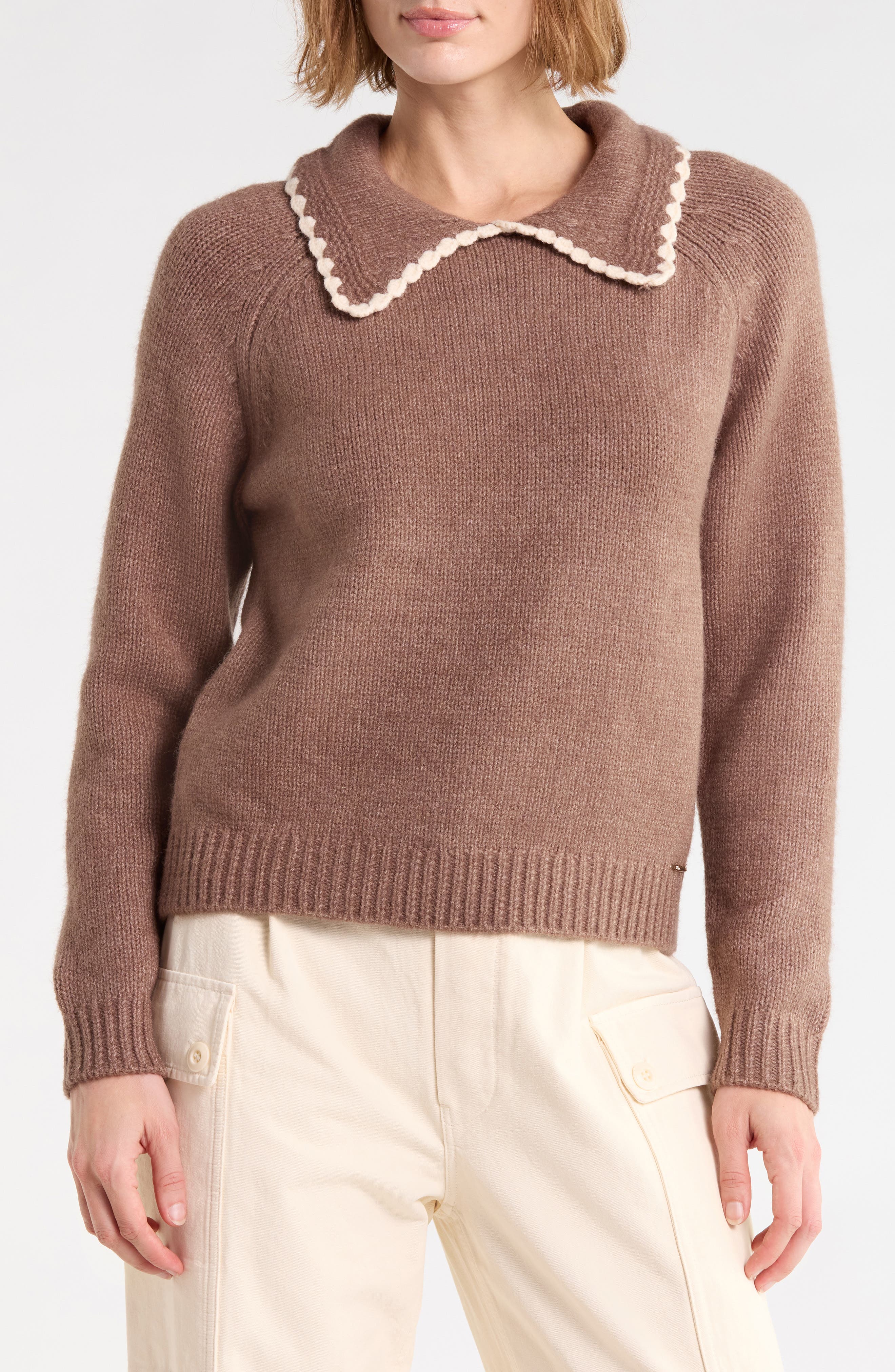 Crochet Tipped Sweater
