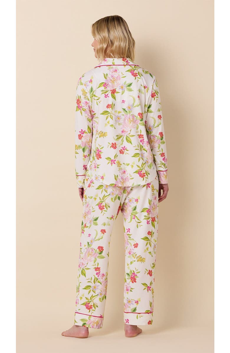 The Cat's Pajamas Pima Knit Long-Sleeved Pajama, Alternate, color, Florentina