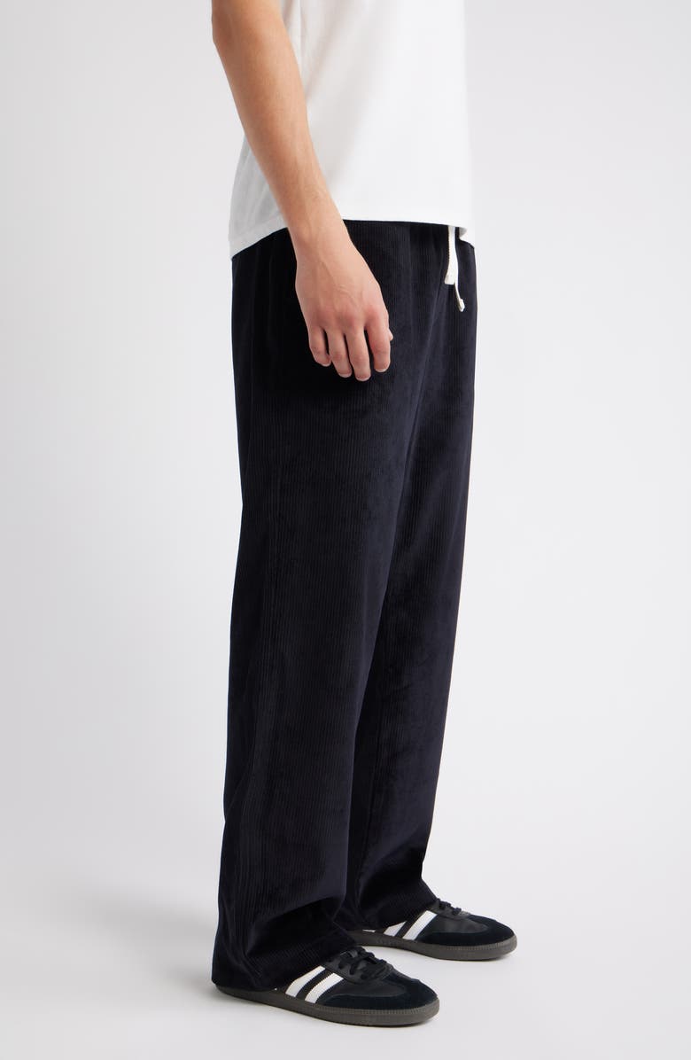 RIZORT Roger Ribbed Pull-On Pants, Alternate, color, Black