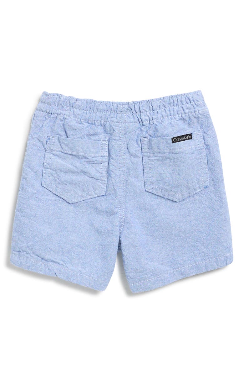 Calvin Klein Tipped Polo & Shorts Set, Alternate, color, Blue Multi