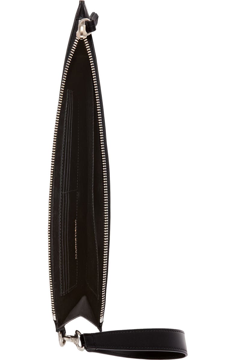 Gucci Guccy Moon & Stars Leather Zip Pouch, Alternate, color,