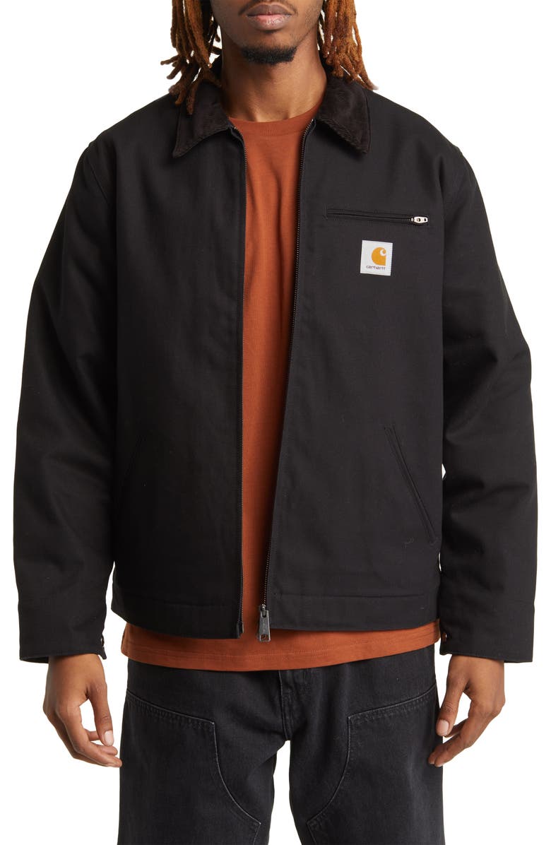 Carhartt Work In Progress Detroit Organic Cotton Canvas Worker Jacket, Main, color, 