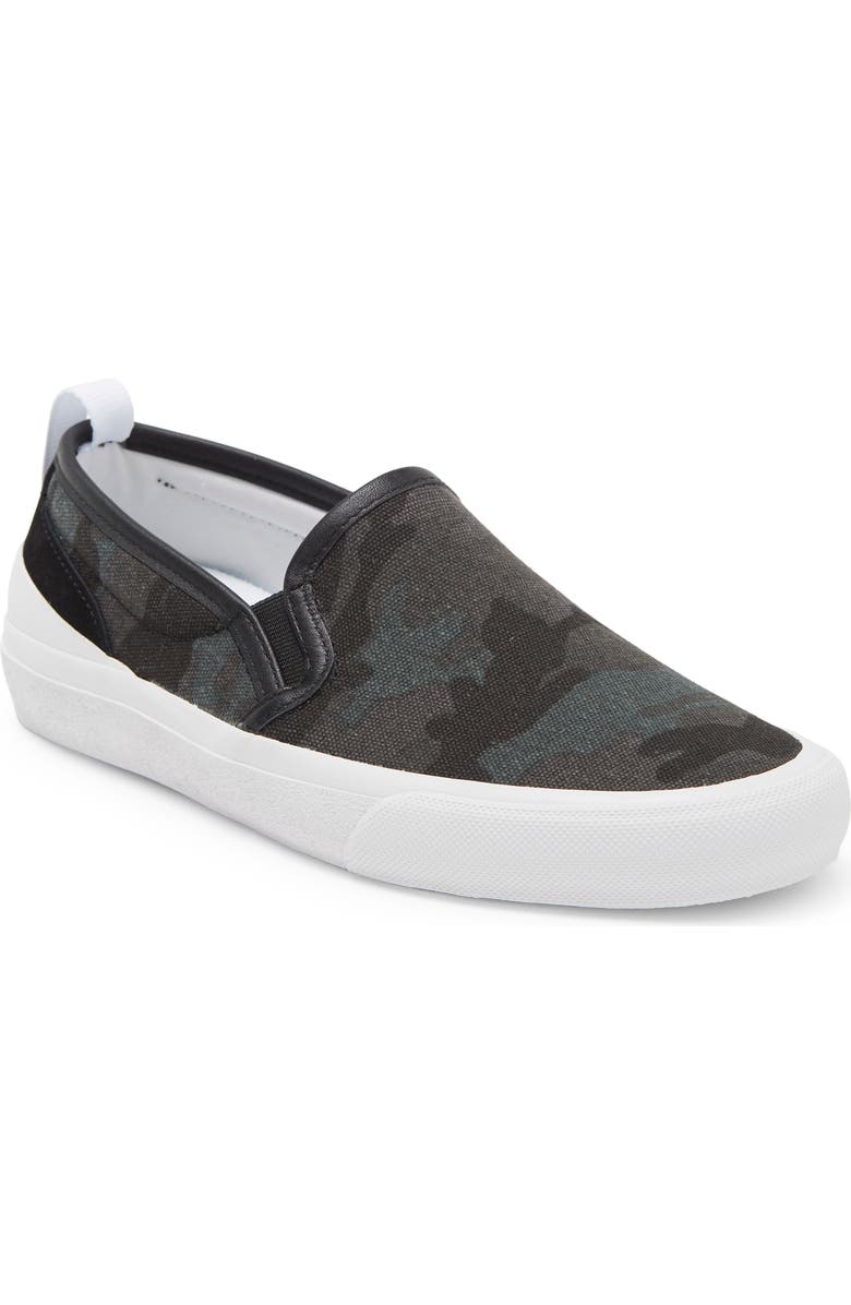 OFFICIAL PROGRAM Canvas Slip-On Sneaker, Main, color, Camo/ Black/ White