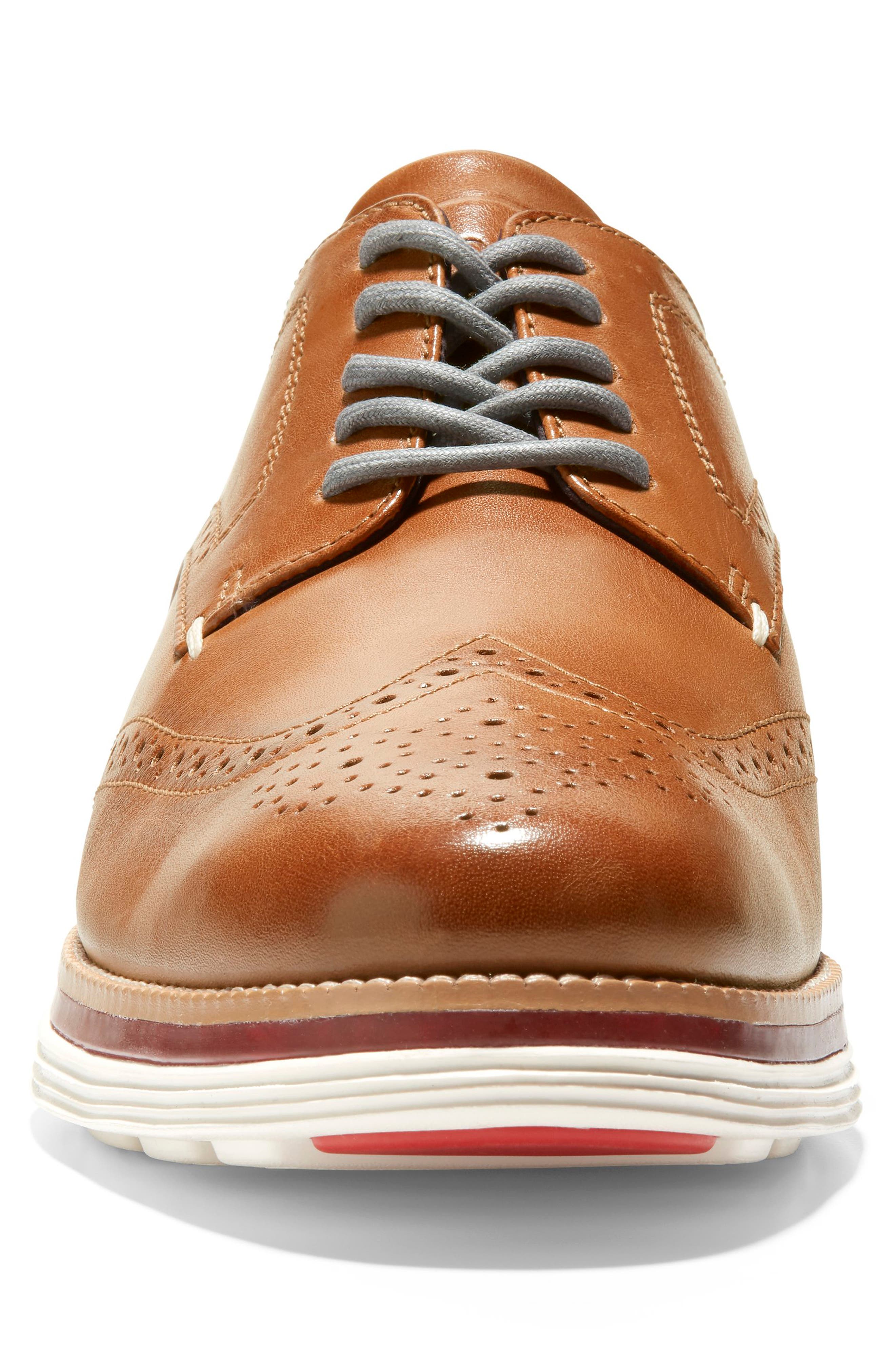 Cole Haan Original Grand Energy Meridian Short Wingtip Derby, Alternate, color, British Tan Full Grain