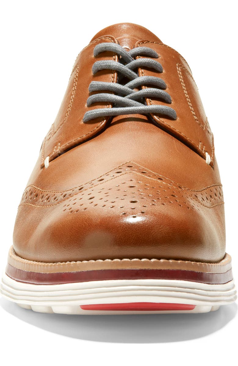 Cole Haan Original Grand Energy Meridian Short Wingtip Derby, Alternate, color, British Tan Full Grain