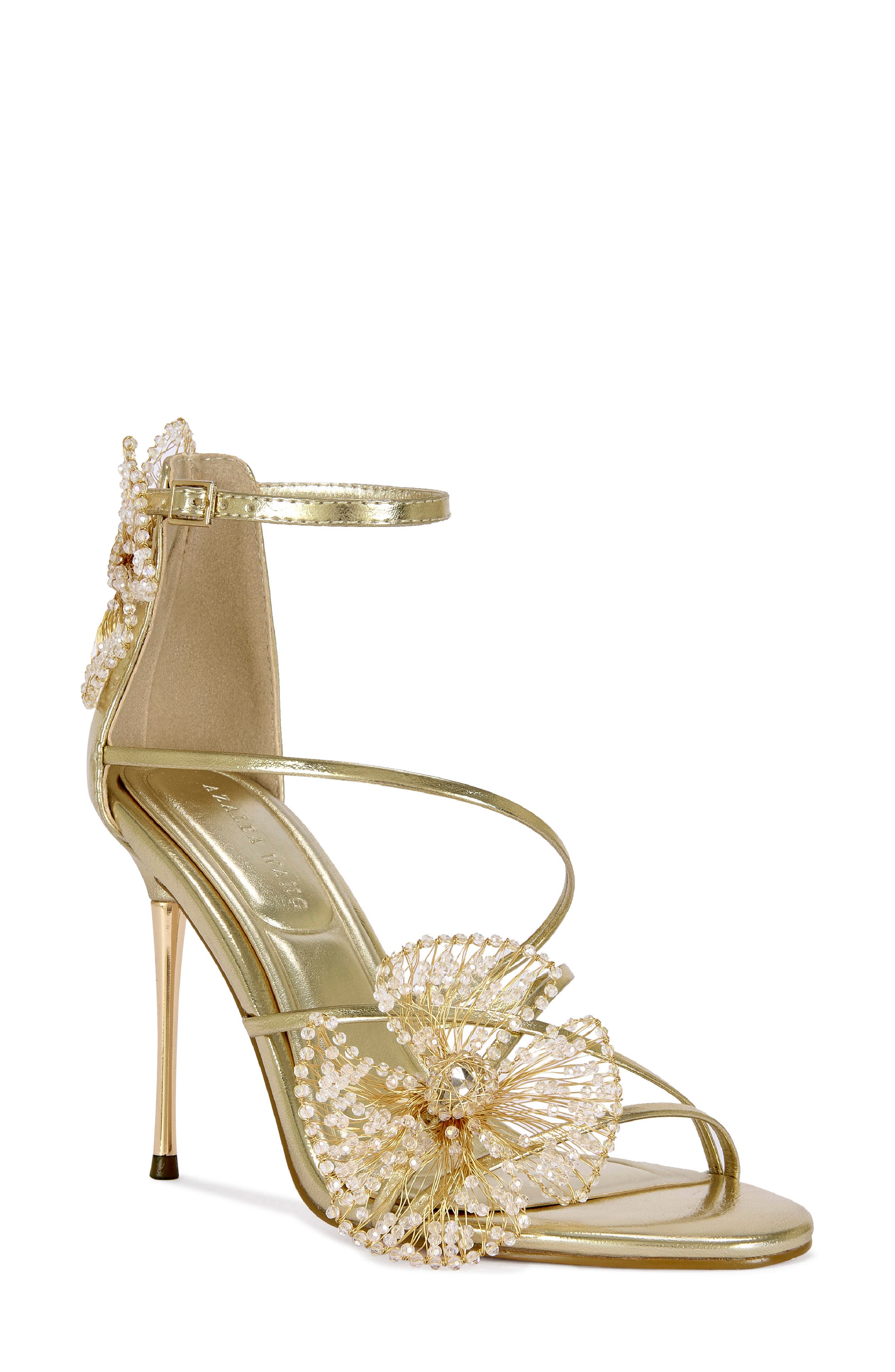 AZALEA WANG Evathe Strappy Sandal, Main, color, Gold