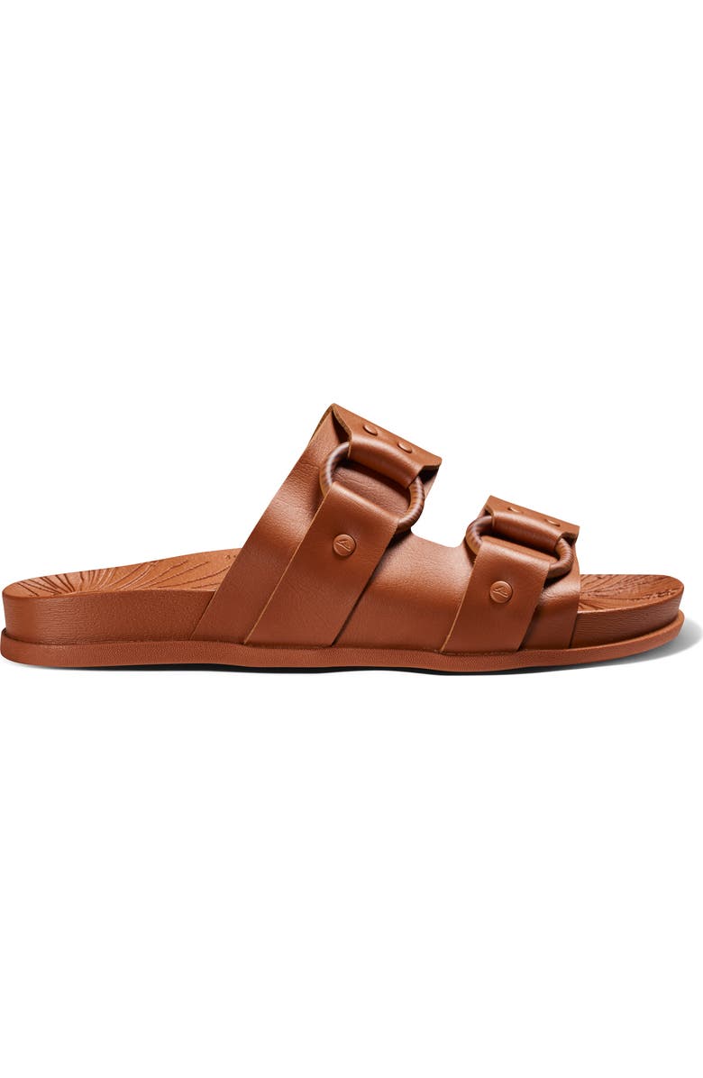 Reef Cushioned Vera Cruz Slide Sandal, Alternate, color, Cocoa
