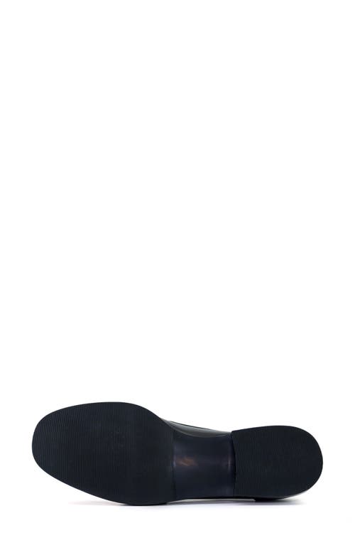 Marc Joseph New York East Village 2.0 Penny Loafer In Black White Polished Napa