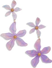 VIDAKUSH Orchid Drop Earrings