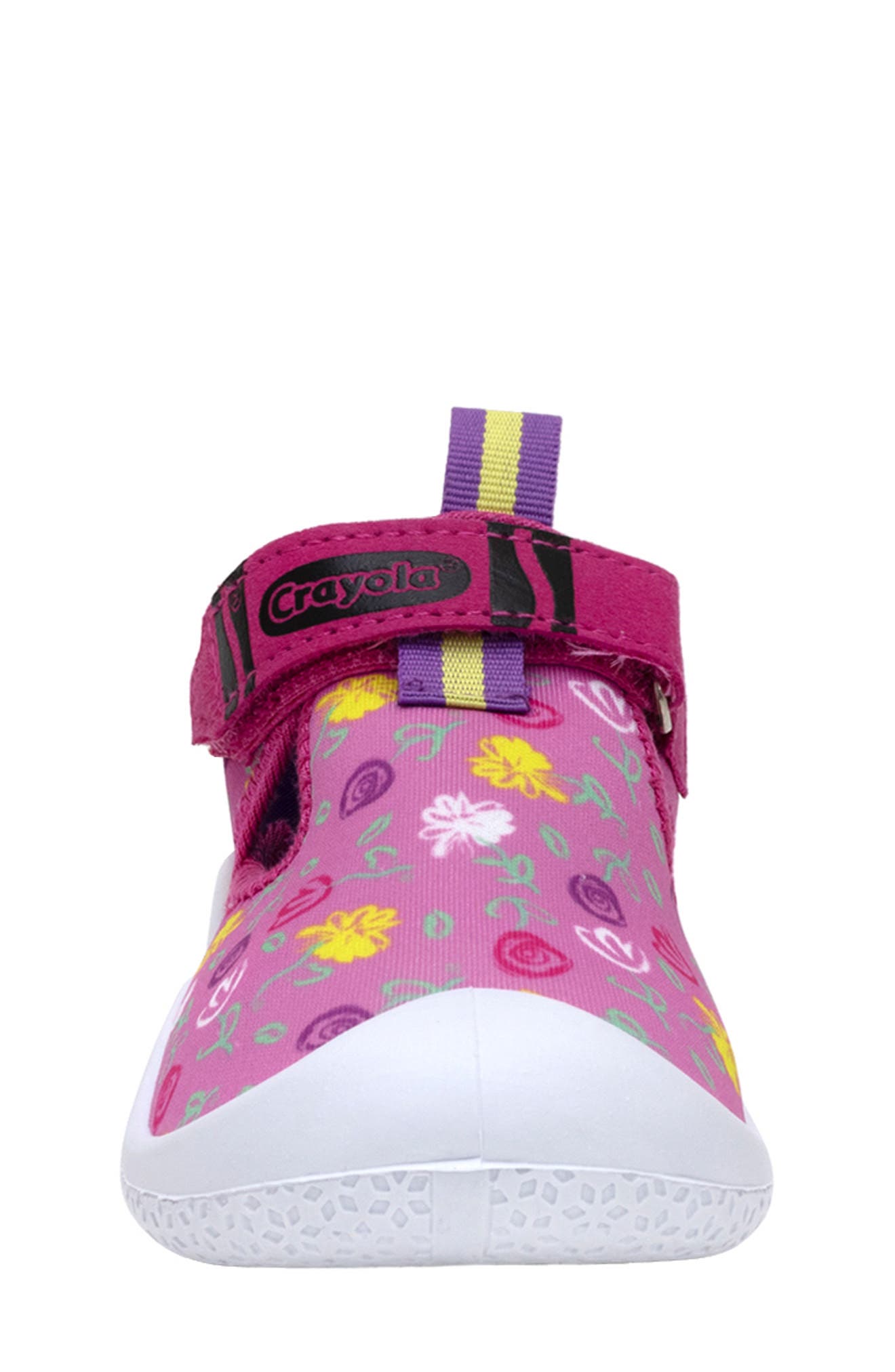 Robeez<sup>®</sup> Kids' Flower Doodles Sandal, Alternate, color, Pink