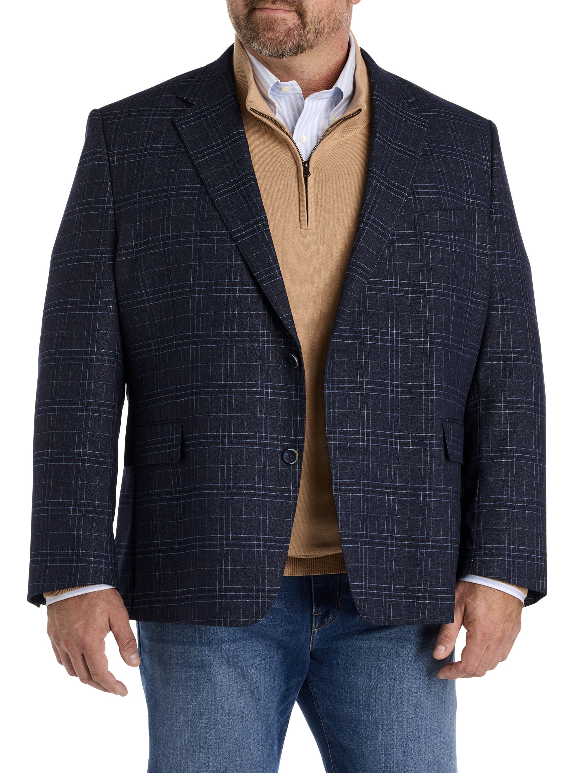 Big & Tall Patterned Sport Coat