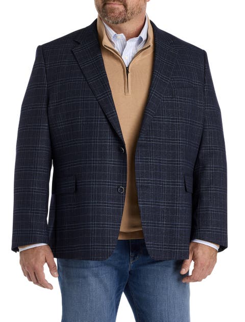 Big & Tall Patterned Sport Coat