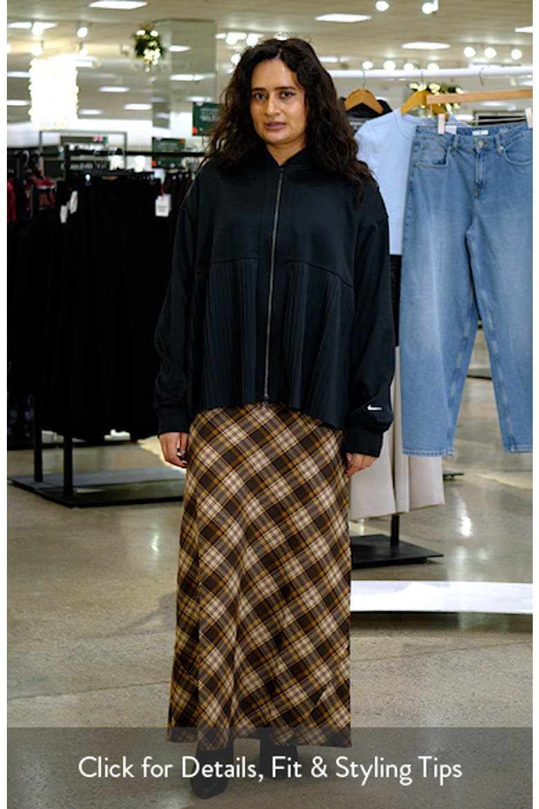 Sportswear Mixed Media Pleated Bomber Jacket video