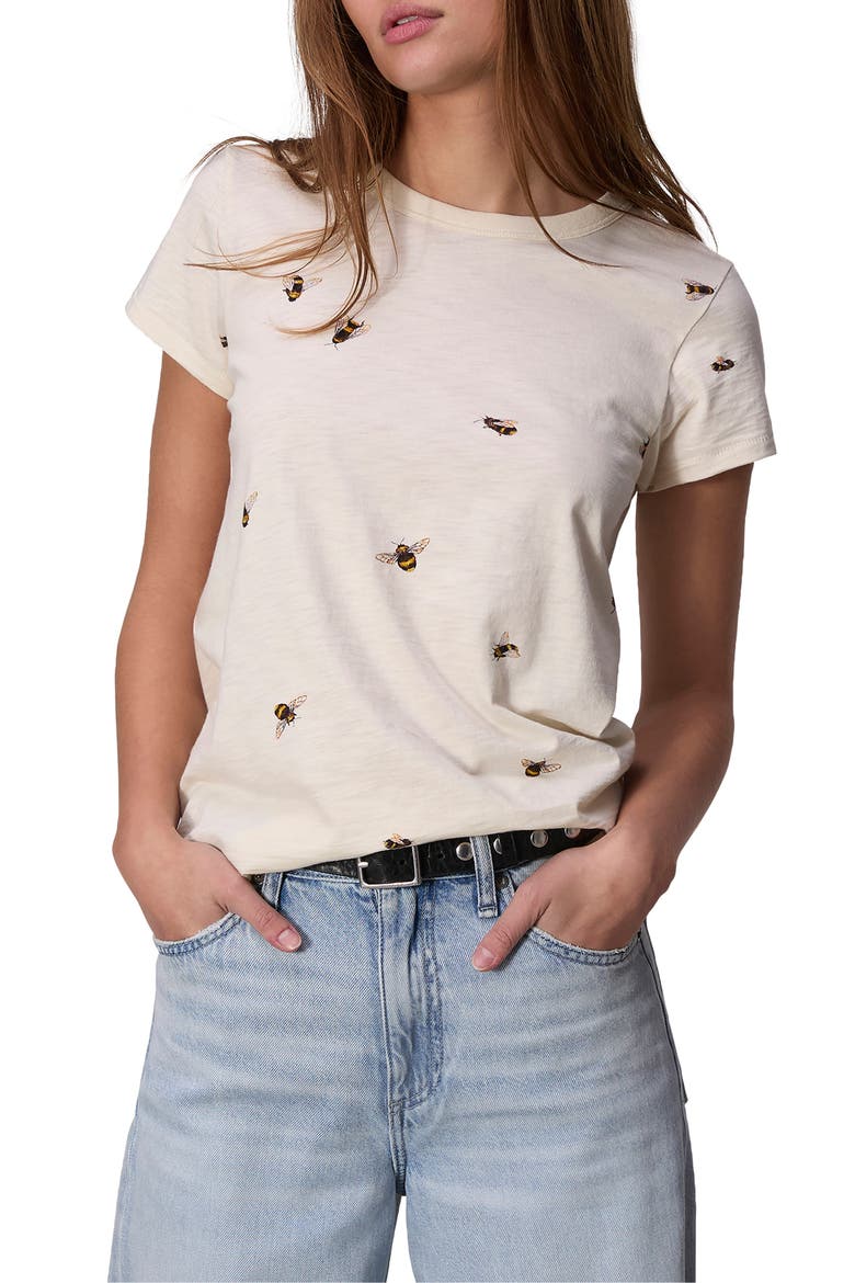 Allover Bumblebee T-Shirt, Main, color, IVORY MULTI