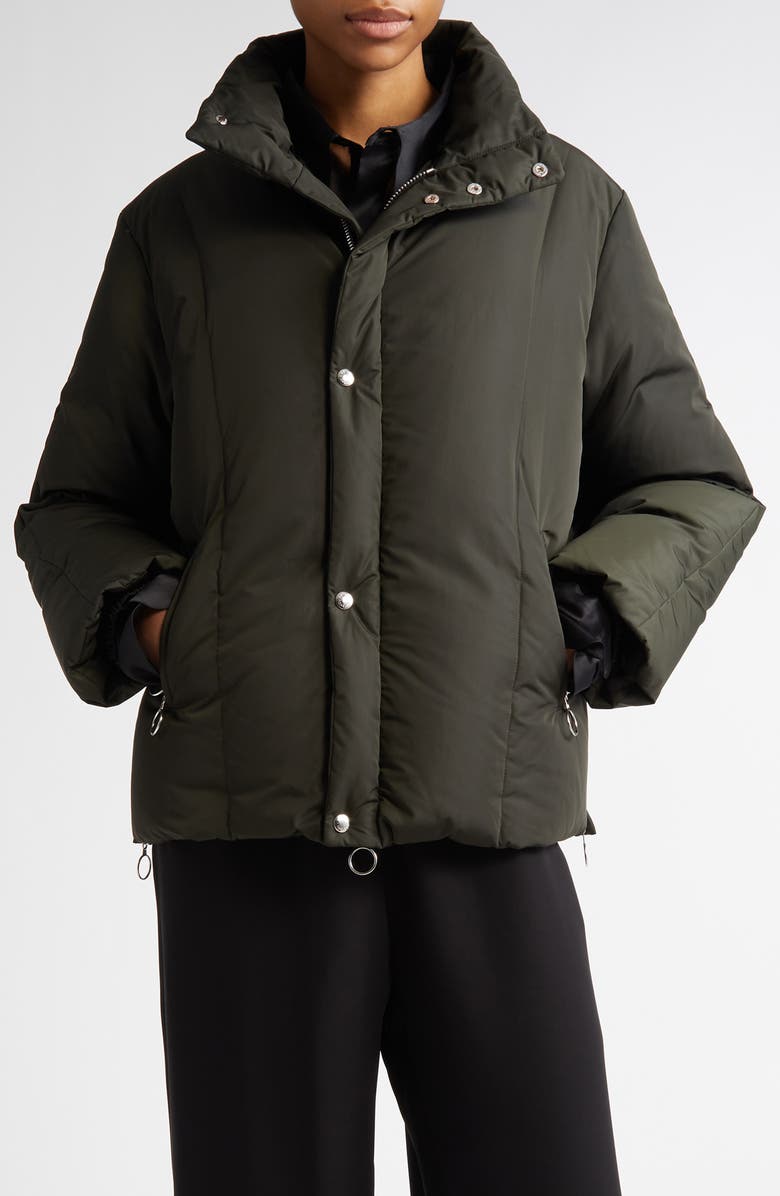 SETCHU Down Puffer Jacket, Main, color, Dark Green