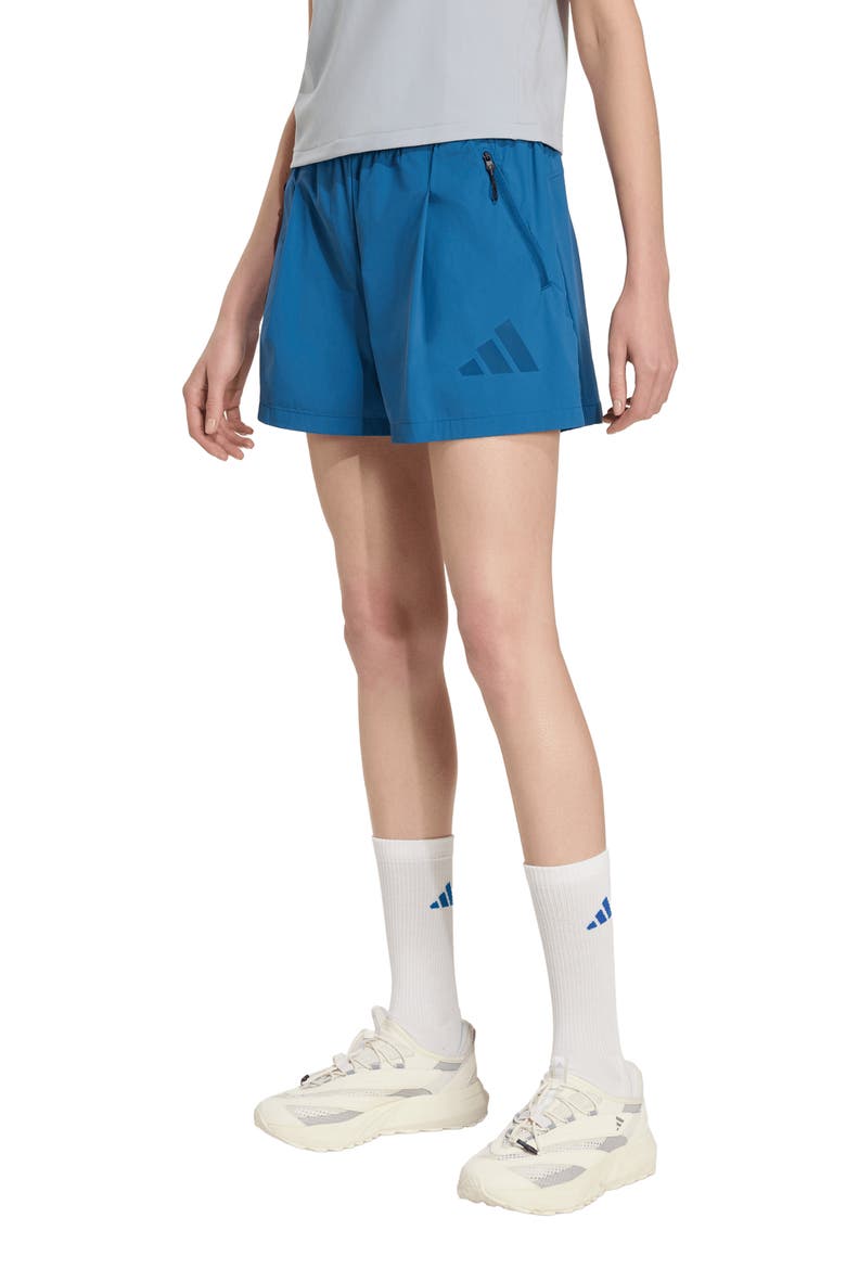 Z.N.E. Woven Stretch Nylon Shorts, Main, color, DUSKY PETROL/