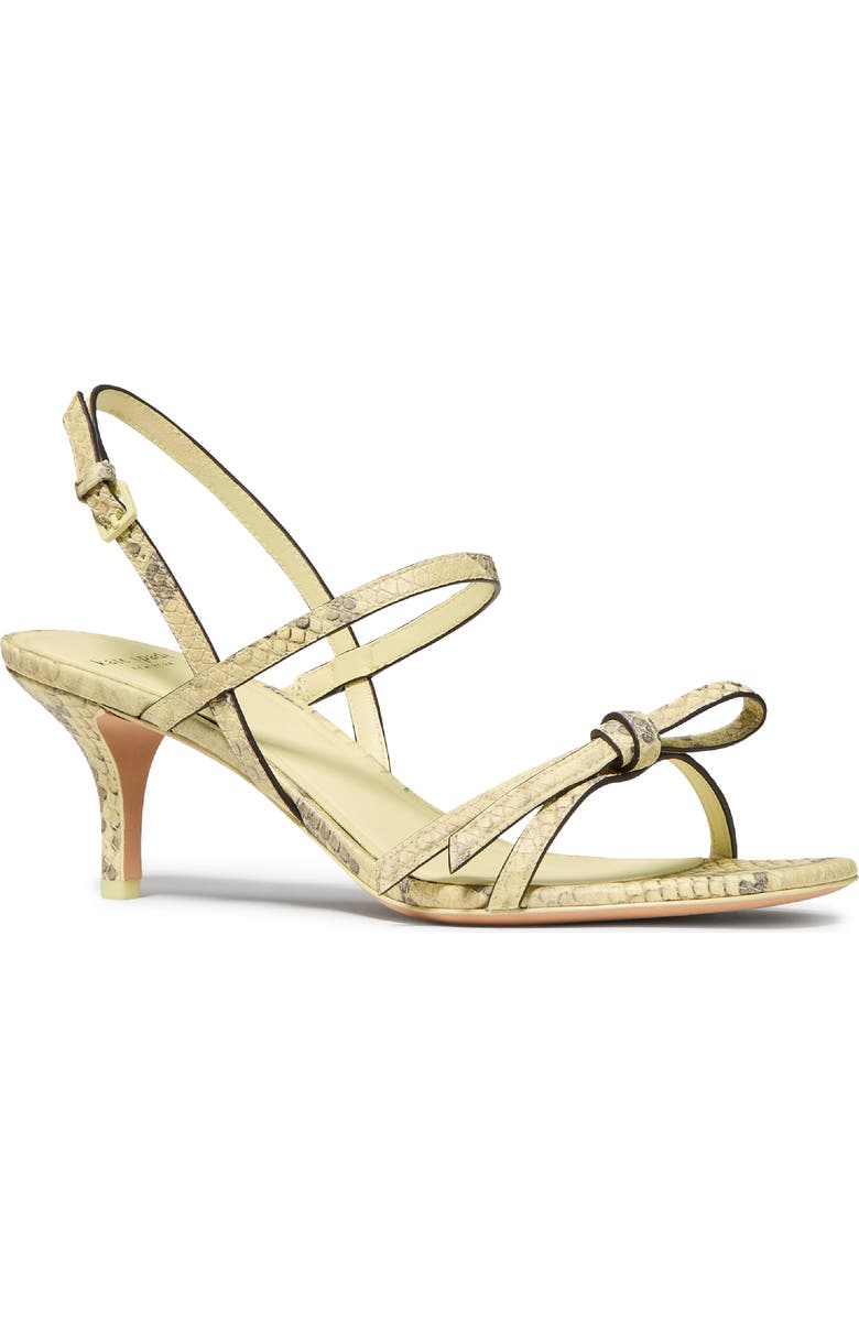 Kate Spade New York loop slingback sandal, Main, color, Pale Citron