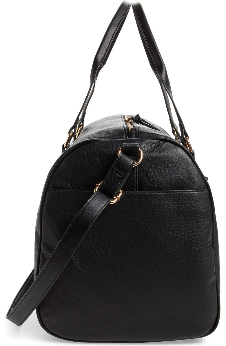 Sole Society Garyn Faux Leather Duffle Bag, Alternate, color,