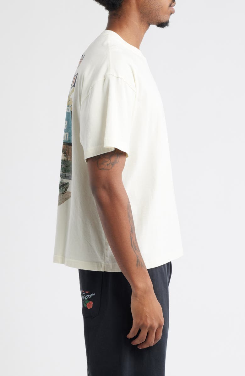 HONOR THE GIFT Feature Presentation Cotton Graphic T-Shirt, Alternate, color, Bone