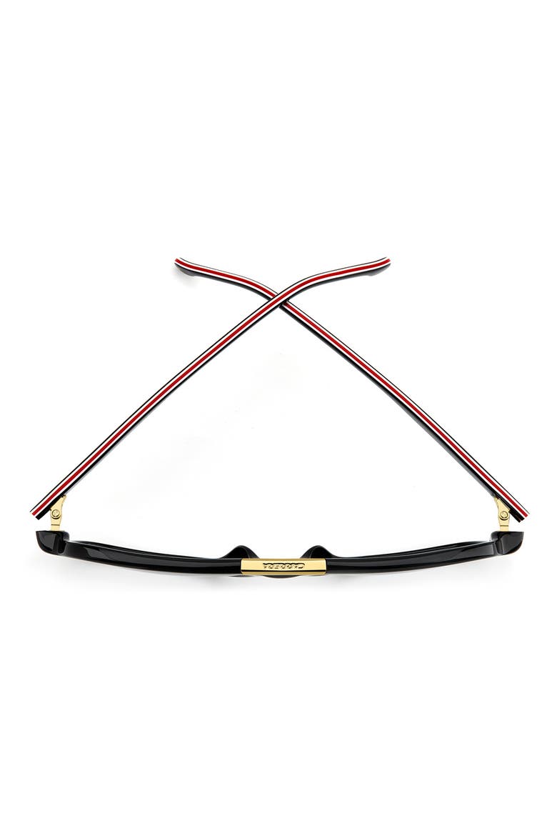 58mm Navigator Sunglasses, Alternate, color, BLACK GOLD/ DARK BLUE SF