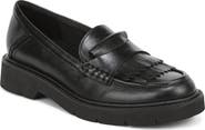 27 EDIT Naturalizer Tate Kiltie Fringe Leather Loafer