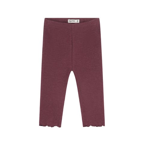 Lettuce Hem Ribbed Leggings (baby)