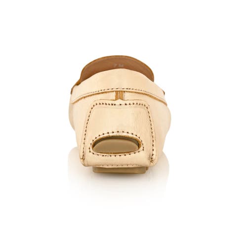 Joan Oloff Shoes Piper Leather Driving Loafer In Multi