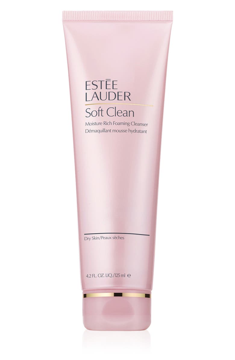 Estée Lauder Soft Clean Moisture Rich Foaming Facial Cleanser, Main, color,