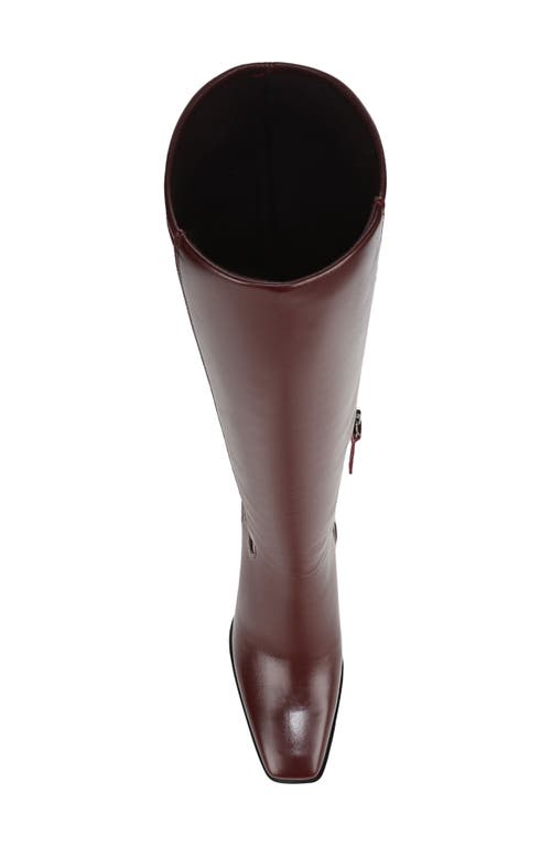 Franco Sarto Jonie Knee High Boot In Burgundy