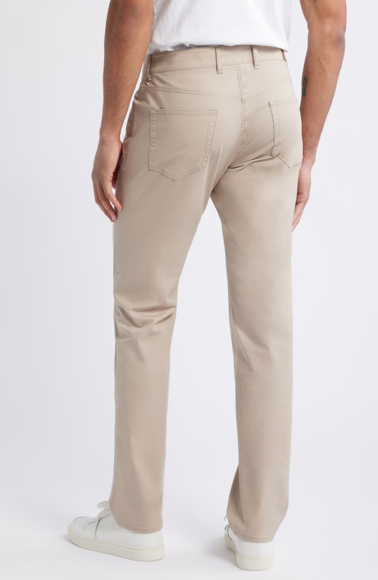 Peter Millar Crown Comfort Signature Sateen Five-Pocket Pants, Alternate, color, Khaki